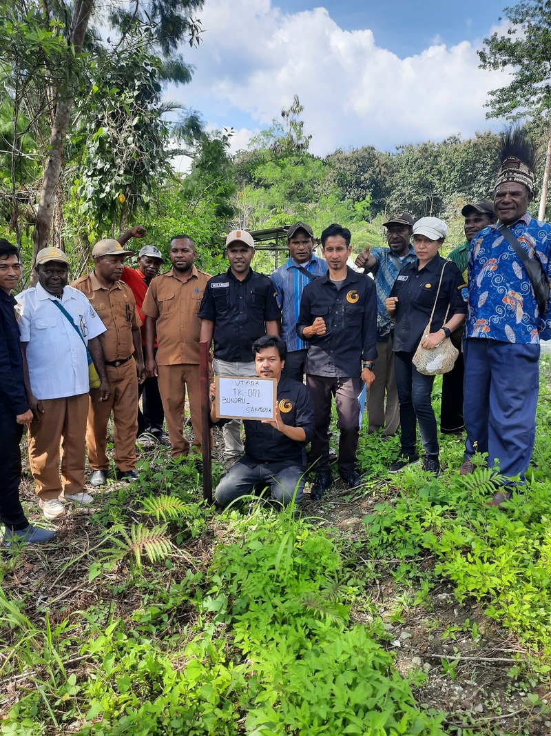 Pelacakan Batas Desa di Kab. jayapura